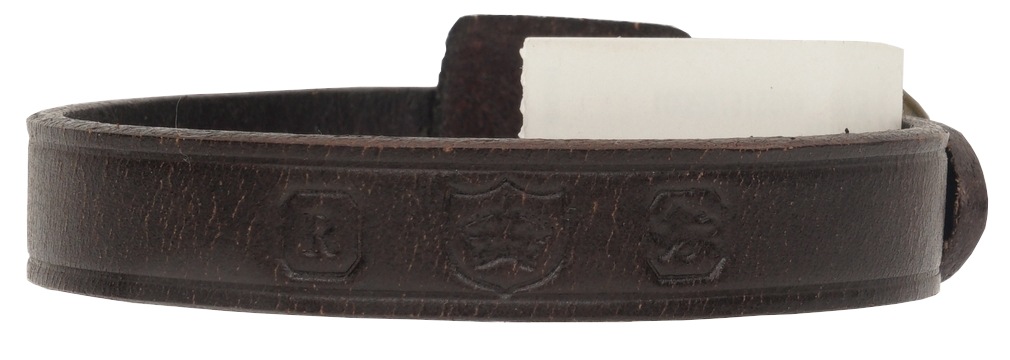 (���ե������) Ralph Lauren �Хå��� �쥶�� �֥쥹��å� ����֥�� ������ �������֥饦�� Crest Leather Wrist Strap