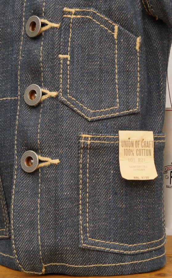 (���֥륢���륨��) RRL ��������100�� ��ߥƥåɥ��ǥ������ �������ǥ˥� �ߥ� ���󥸥˥� ������ Limited Edition Mini Jacket No.7