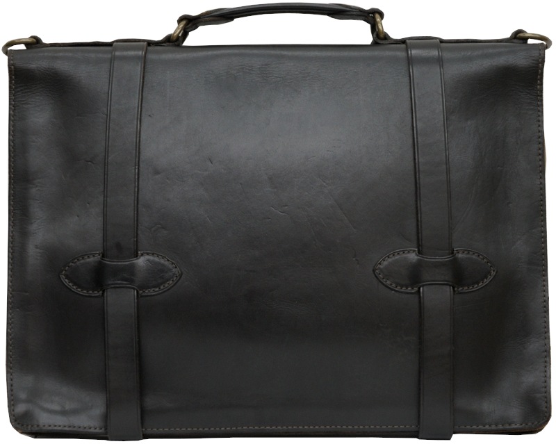 (���֥륢���륨��) RRL �����ꥢ��쥶�� Corbin �֥꡼�ե����� �֥�å� Leather Briefcase Black No.1