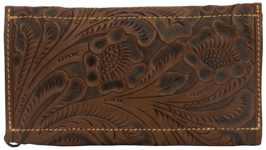 (���֥륢���륨��) RRL �ϥ�ɥġ���� �쥶�� ������å� Ĺ���� Hand-Tooled Leater Wallet