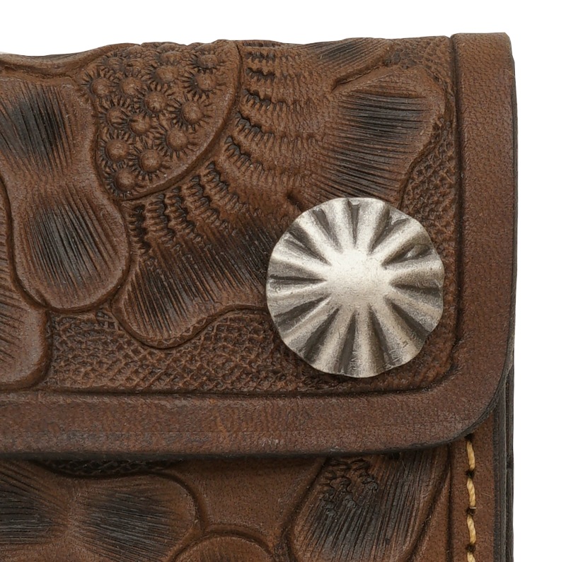 (���֥륢���륨��) RRL �ϥ�ɥġ���� �쥶�� ������å� Ĺ���� Hand-Tooled Leater Wallet