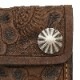(���֥륢���륨��) RRL �ϥ�ɥġ���� �쥶�� ������å� Ĺ���� Hand-Tooled Leater Wallet