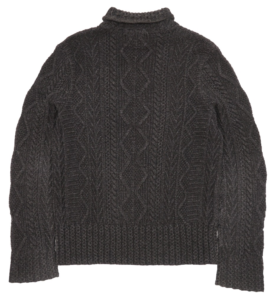 �ڰ��������ʡ�(���֥륢���륨��) RRL �֥�å� ����ǥ��� ������ ���åȥ� �ϥ��ͥå� �������� Indigo-Dyed Cotton Sweater