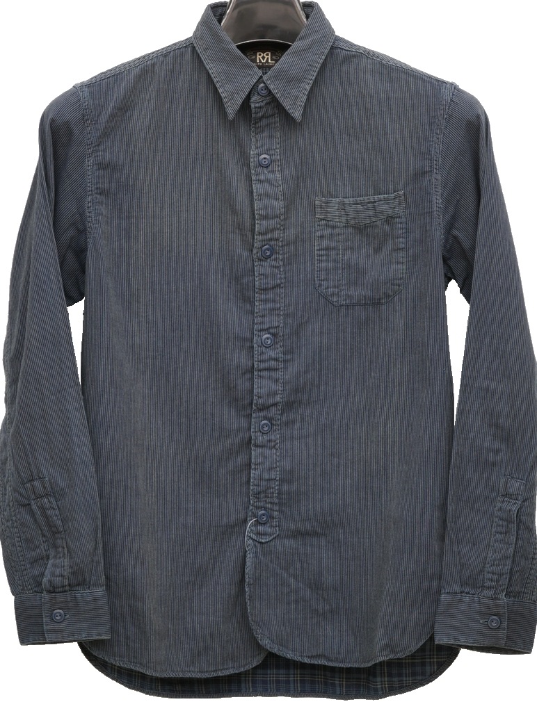 訳あり (ダブルアールエル) RRL 本藍染め ダブルフェイス コットン