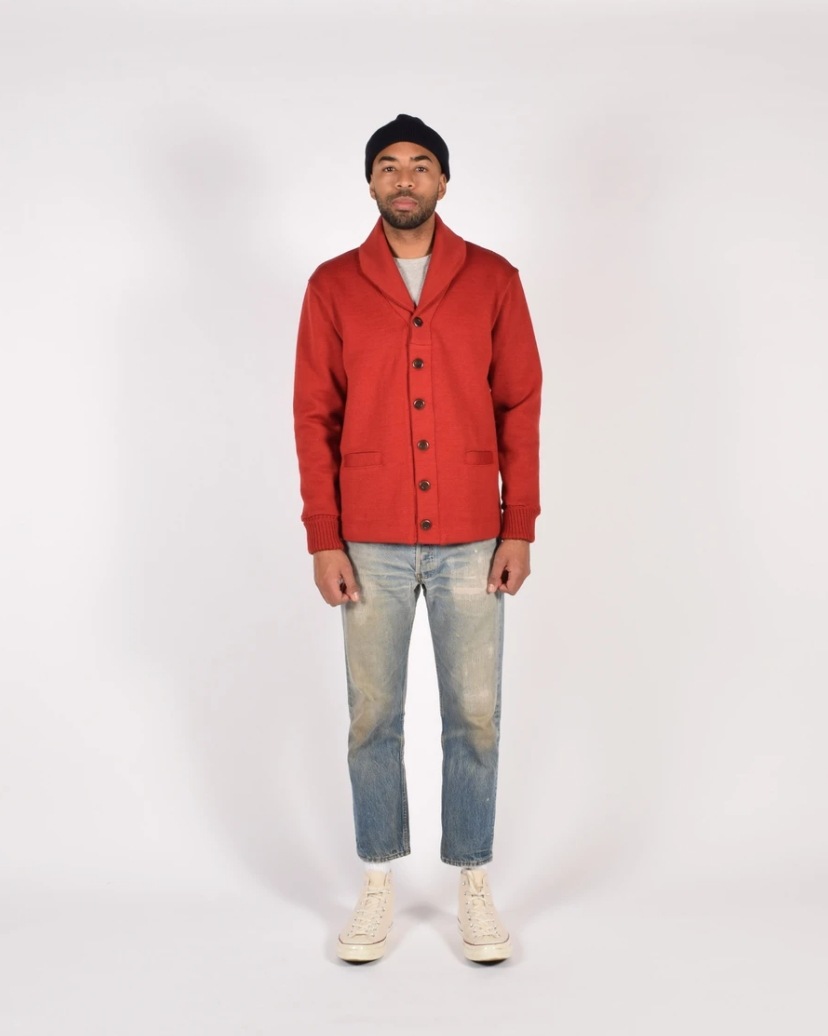 Dehen 1920(�ǡ��إ�) ���硼�� �������� ������ �����ǥ�����  ��å� ��� ����ꥫ�� Shawl Sweater Coat Forster Red