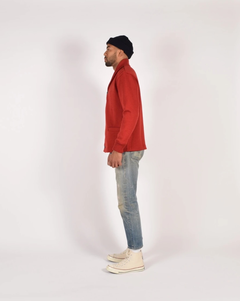 Dehen 1920(�ǡ��إ�) ���硼�� �������� ������ �����ǥ�����  ��å� ��� ����ꥫ�� Shawl Sweater Coat Forster Red