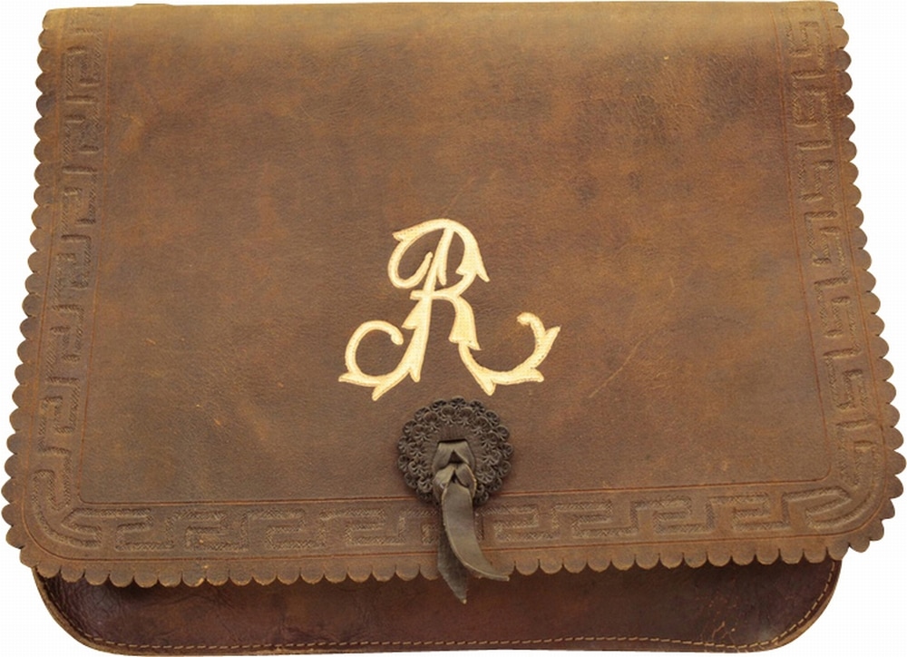 ダブルアールエル) RRL レザー Fierro ショルダーバッグ