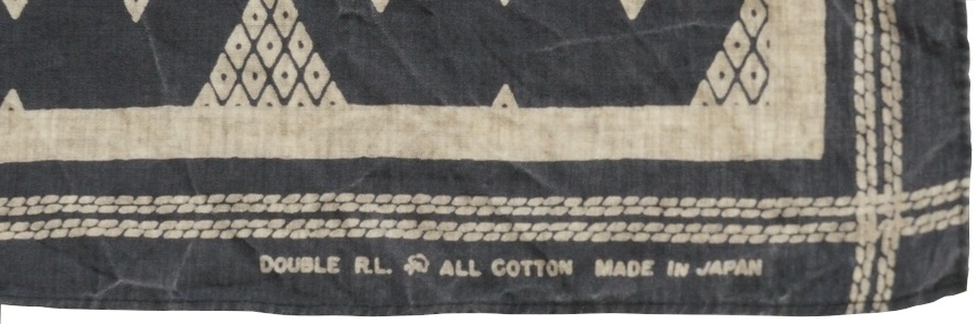 (���֥륢���륨��) RRL ������ �֥�å�����ǥ��� ���� & ������ �Х���� Black Indigo Cotton Bandanna