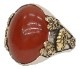 LHN Jewelry(���륨�������� ���奨�꡼) �ƹ��� �ϥ�ɥᥤ�� Volcano Tiki ��� ����С� x ��� x ���㥹�ѡ� ��� ��˥��å��� Silver Brass Jasper