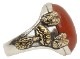 LHN Jewelry(���륨�������� ���奨�꡼) �ƹ��� �ϥ�ɥᥤ�� Volcano Tiki ��� ����С� x ��� x ���㥹�ѡ� ��� ��˥��å��� Silver Brass Jasper