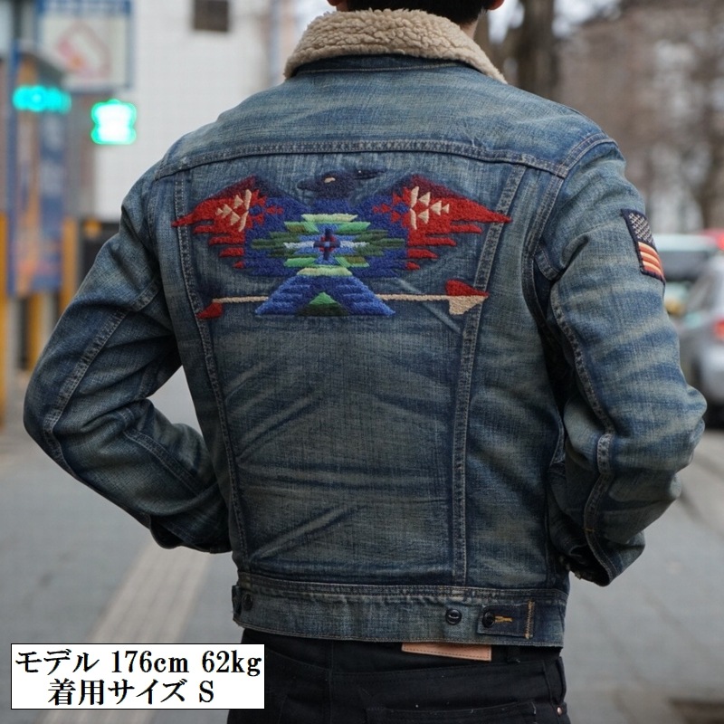 ڰʡ(ե) Ralph Lauren ͥƥֻɽ ǥ˥ ܥ 㥱å Native Denim Jacket