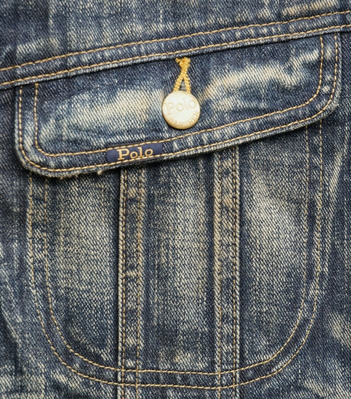 ڰʡ(ե) Ralph Lauren ͥƥֻɽ ǥ˥ ܥ 㥱å Native Denim Jacket