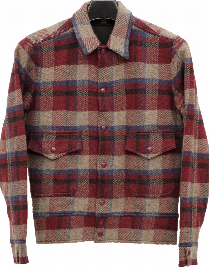(���֥륢���륨��) RRL �ץ�å� �����륫���ߥ� ���㥱�å� ��� Plaid Wool-Cashmere Jacket
