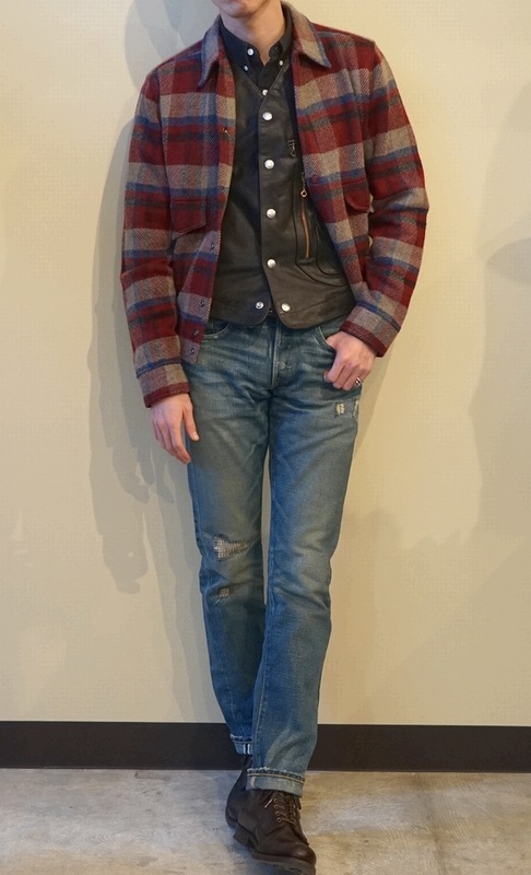 (���֥륢���륨��) RRL �ץ�å� �����륫���ߥ� ���㥱�å� ��� Plaid Wool-Cashmere Jacket