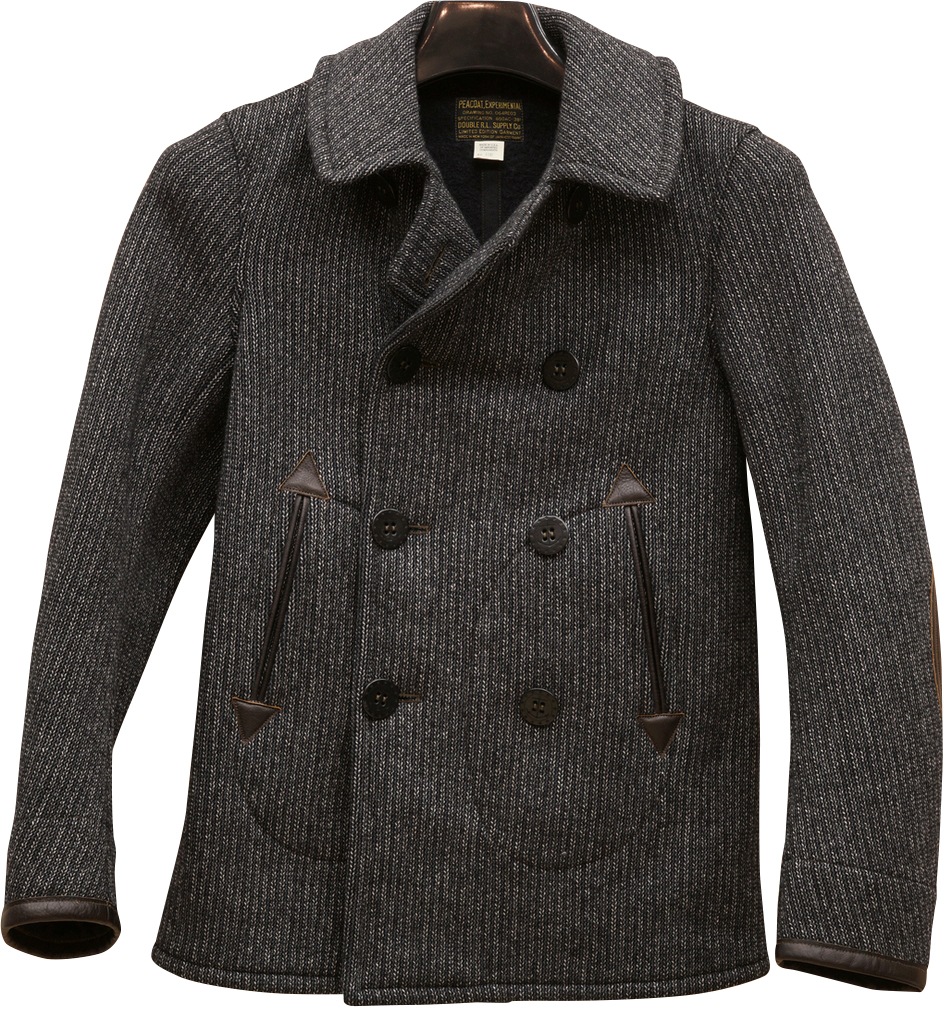 RRL Limited Edition コーデュロイ×レザー Pコート M RRL Limited Edition コーデュロイ×レザー Pコート M