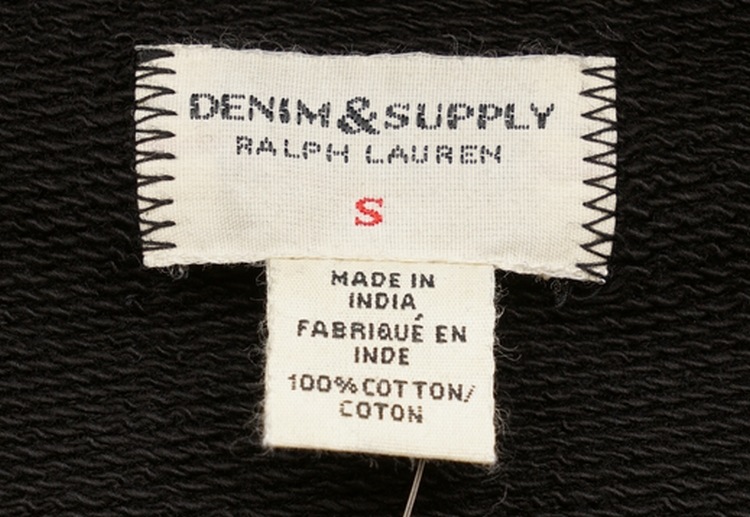 ���ե������ Denim&Supply �ǥ˥�����ץ饤 ������ �֥�å���� �ե����ƥ꡼ �ա��ǥ��� �ѡ��� �֥�å� ��� French Terry Hoodie