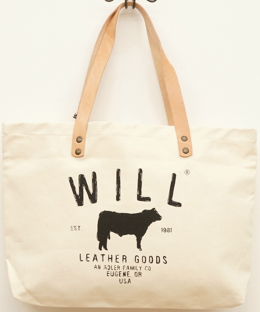 (Will Leather Goods) ������ �쥶�����å� �����Х� ���� �ȡ��� �Хå� Canvas Logo Tote Bag