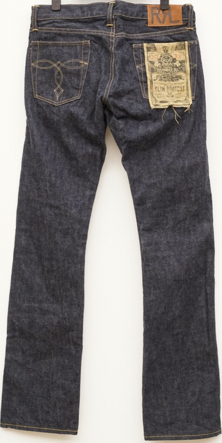 (���֥륢���륨��) RRL �������ǥ˥��� �����֡��ĥ��å� ��󥦥��å��� ������ ��� Slim Bootcut Once-Washed Jean