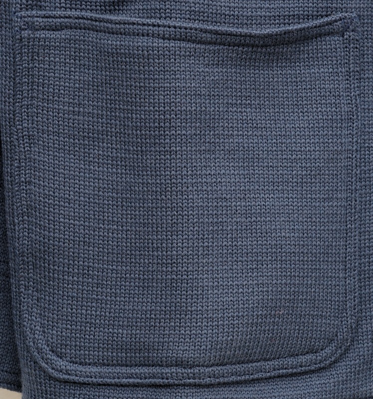 Dehen 1920(�ǡ��إ�) �˥å� ���祢 ������ �֥롼 ��� Knit Chore Coat Centennial Blue