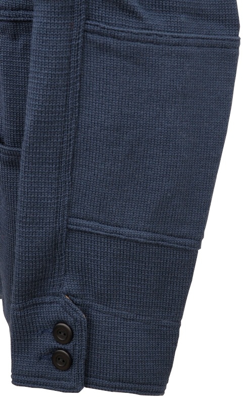 Dehen 1920(�ǡ��إ�) �˥å� ���祢 ������ �֥롼 ��� Knit Chore Coat Centennial Blue