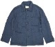 Dehen 1920(�ǡ��إ�) �˥å� ���祢 ������ �֥롼 ��� Knit Chore Coat Centennial Blue