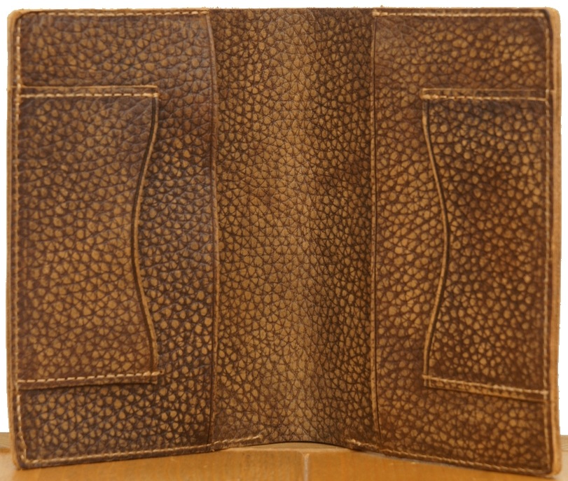 (���֥륢���륨��) RRL ���ܲù� �쥶�� �ѥ��ݡ��� ������ �������֥饦�� Pebbled Leather Passport Case
