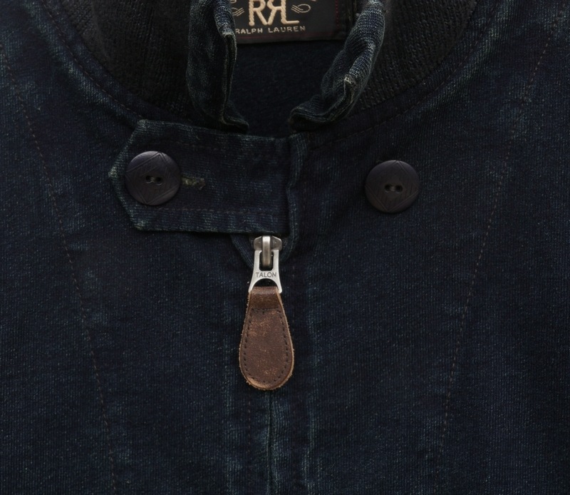 (���֥륢���륨��) RRL ����ǥ��� ���㡼���� �ܥ�С����㥱�å� �������� ��� Indigo Jersey Bomber Jacket