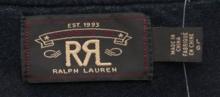 (���֥륢���륨��) RRL ����ǥ��� ���㡼���� �ܥ�С����㥱�å� �������� ��� Indigo Jersey Bomber Jacket