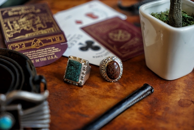 �� ���� ���꣱�� Limited Editon ��LHN Jewelry(���륨�������� ���奨�꡼) �ϥ�ɥᥤ�� ��� ����С� x ���������� Turquoise Souvenir ring