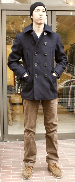 RRL / ダブルアールエル メルトン ウール ピーコート 2013年冬モデル S RRL / ダブルアールエル メルトン ウール ピーコート 2013年冬モデル S