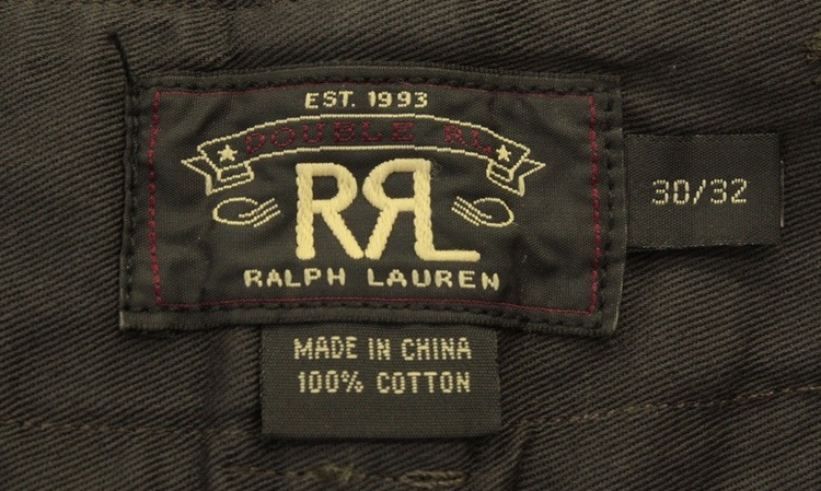 (���֥륢���륨��) RRL ������� ���å� �ǥ˥� �ѥ�� Wind Ship Denim Pant 34