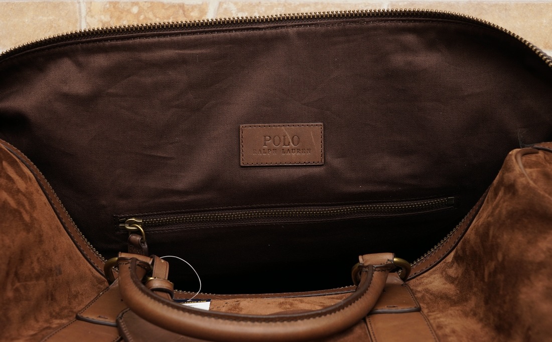(���ե������) Ralph Lauren �����ꥢ�� ���������� ���åե�Хå� ��� Suede Duffel Bag