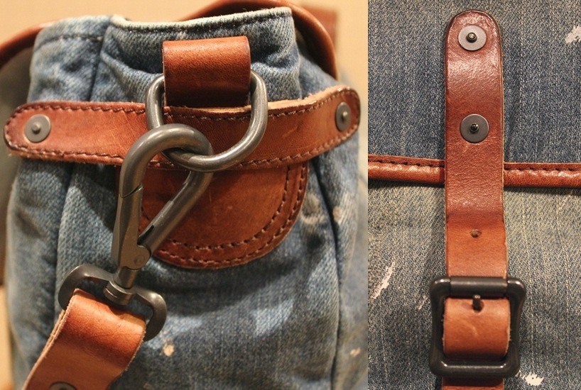 ���ե������ DENIM&SUPPLY �ǥ˥� & ���ץ饤 �쥶���ȥ�� �ǥ˥� ��å��󥸥㡼 �Хå� �ڥ���Ȳù�