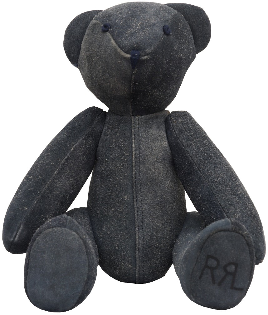 (֥륢륨) RRL 100 ߥƥåɥǥ ǥ ꥢ   ٥  ץ쥼 Indigo Suede Bear