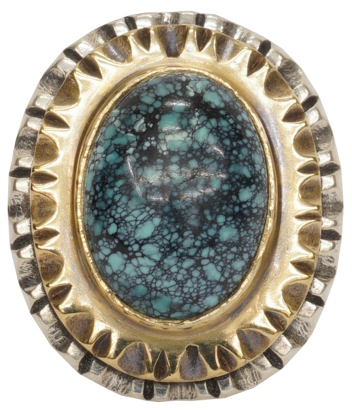 �� ���� ���꣱�� Limited Editon ��LHN Jewelry(���륨�������� ���奨�꡼) �ϥ�ɥᥤ�� ��� ����С� x ��� x ���������� Turquoise Souvenir ring