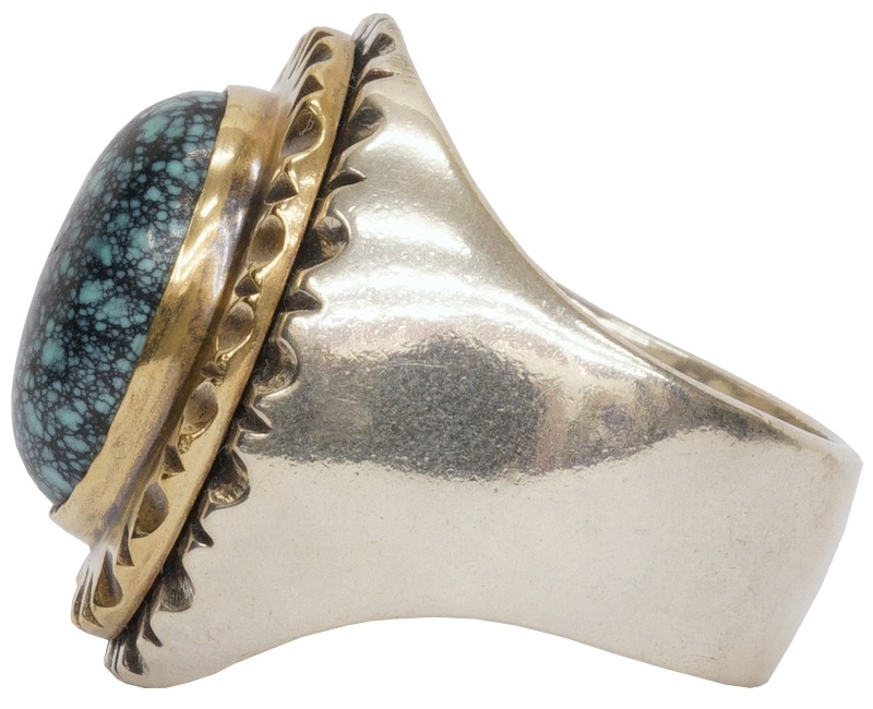 �� ���� ���꣱�� Limited Editon ��LHN Jewelry(���륨�������� ���奨�꡼) �ϥ�ɥᥤ�� ��� ����С� x ��� x ���������� Turquoise Souvenir ring