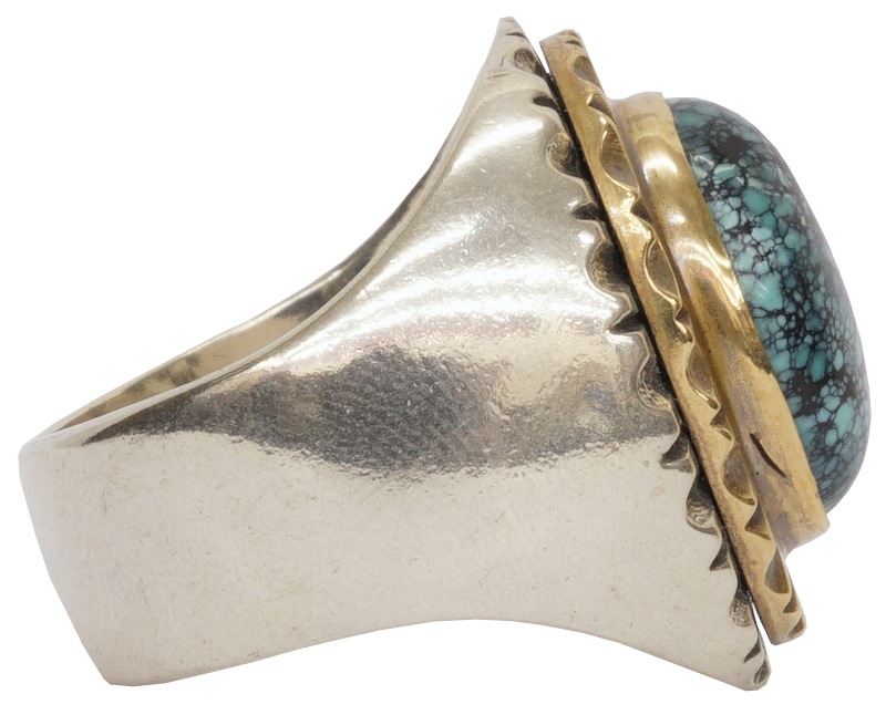 �� ���� ���꣱�� Limited Editon ��LHN Jewelry(���륨�������� ���奨�꡼) �ϥ�ɥᥤ�� ��� ����С� x ��� x ���������� Turquoise Souvenir ring