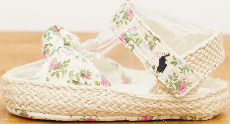(���ե������) Ralph Lauren �ե������ ������� ���� �٥ӡ� Floral Baby Sandals