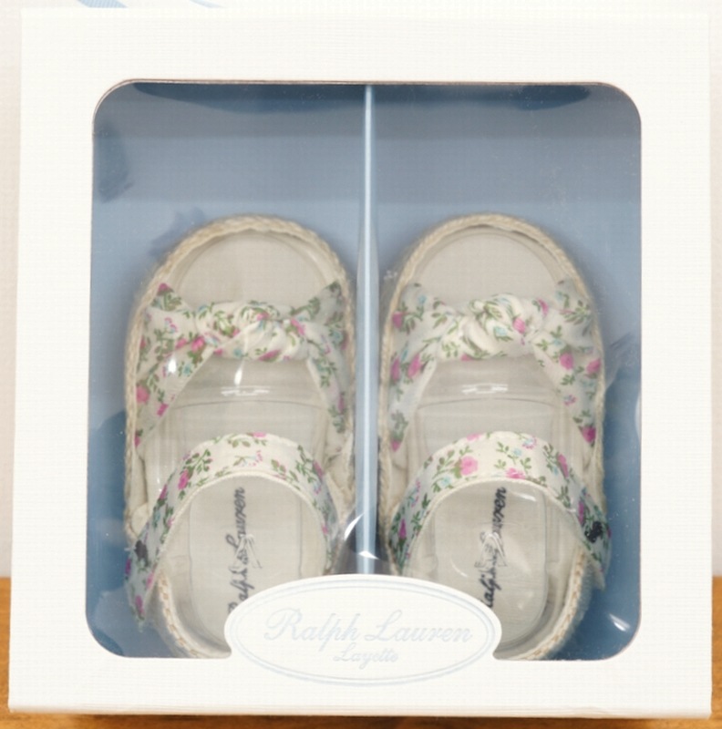 (���ե������) Ralph Lauren �ե������ ������� ���� �٥ӡ� Floral Baby Sandals