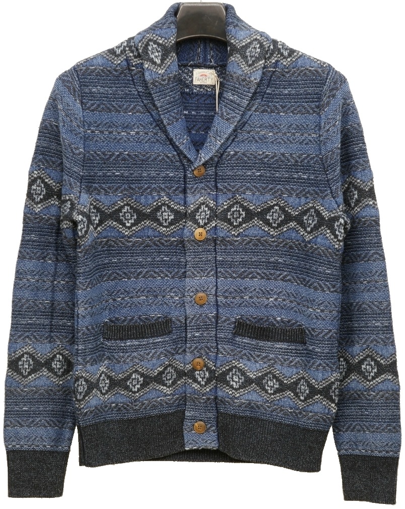 FAHERTY BRAND (եƥ ֥) ǥ 祢 ǥ  Indigo Shore Cardigan Mixed Indigo