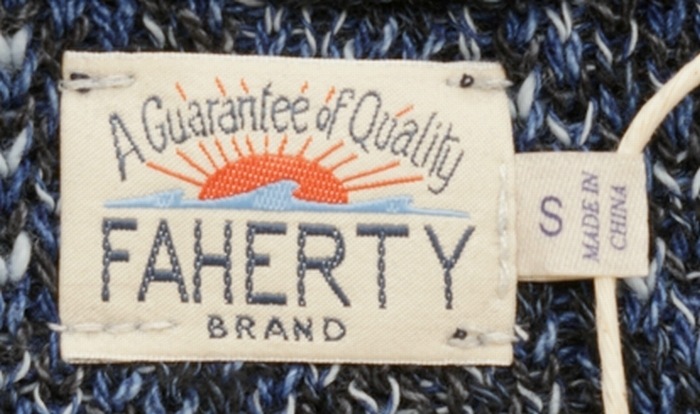 FAHERTY BRAND (եƥ ֥) ǥ 祢 ǥ  Indigo Shore Cardigan Mixed Indigo