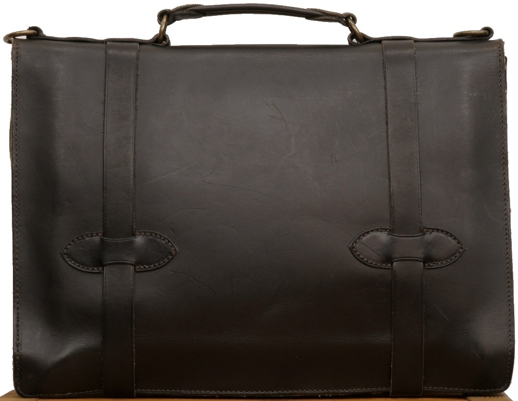 (���֥륢���륨��) RRL �����ꥢ��쥶�� Corbin �֥꡼�ե����� �֥�å� Leather Briefcase Black No.2