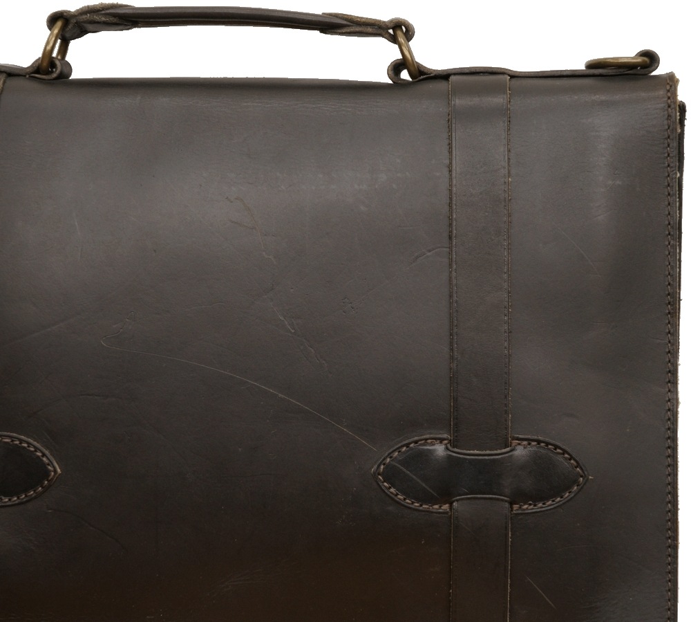 (���֥륢���륨��) RRL �����ꥢ��쥶�� Corbin �֥꡼�ե����� �֥�å� Leather Briefcase Black No.2