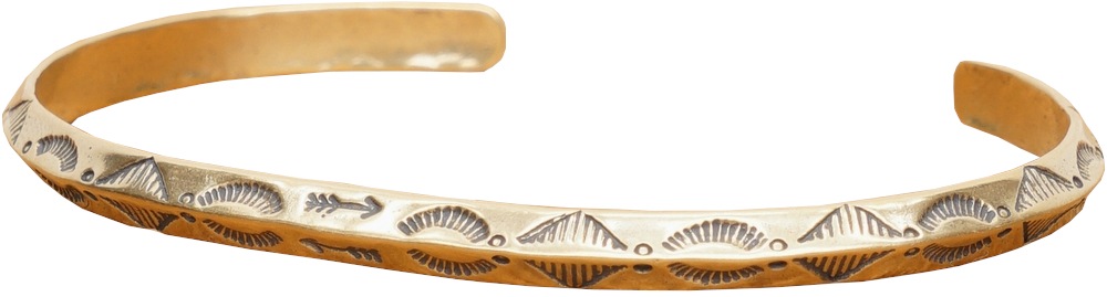 LHN Jewelry(륨 奨꡼) ϥɥᥤ ʥХ  Х󥰥  ֥饹 Navajo Cuff Brass