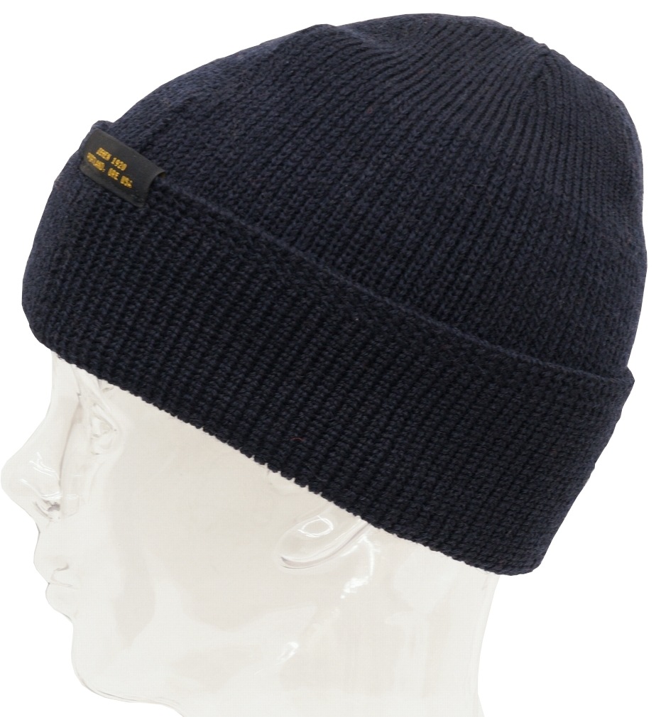 Dehen 1920(�ǡ��إ�) Made In USA ������ �˥å� �����å� ����å� �������ͥ��ӡ� ��� ����ꥫ�� Wool Knit Watch Cap Dark Navy