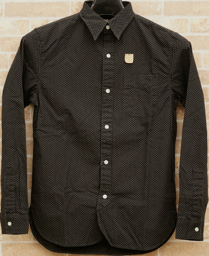 ダブルアールエル) RRL 限定版 ポルカドット シャツ リミテッド