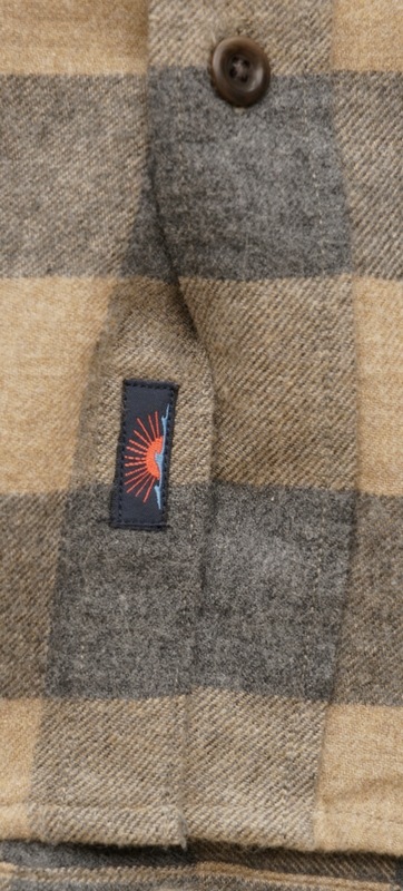 FAHERTY BRAND (�ե���ƥ� �֥���) Alpine �ե��ͥ� ����� ����� ��� Brushed Flannel Shirt Sand Charcoal Buffalo