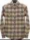 FAHERTY BRAND (�ե���ƥ� �֥���) Alpine �ե��ͥ� ����� ����� ��� Brushed Flannel Shirt Sand Charcoal Buffalo