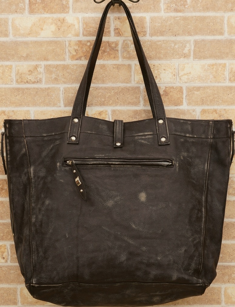 (���֥륢���륨��) RRL �����ꥢ��쥶�� �⡼������������ �ȡ��ȥХå� ��� Moto Leather Tote Black
