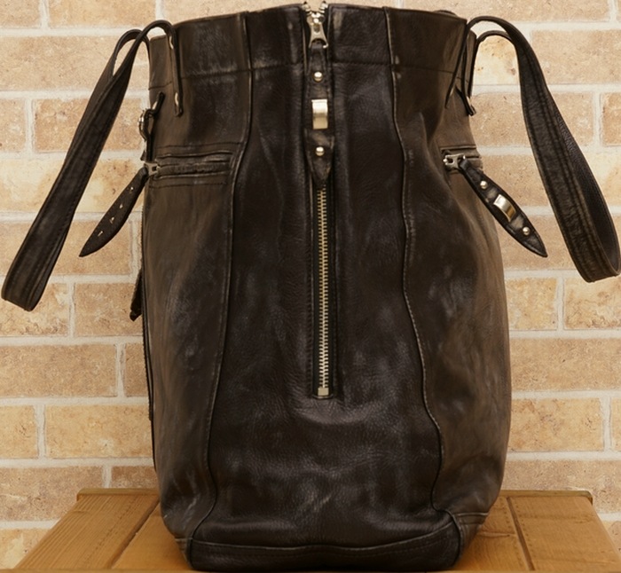 (���֥륢���륨��) RRL �����ꥢ��쥶�� �⡼������������ �ȡ��ȥХå� ��� Moto Leather Tote Black